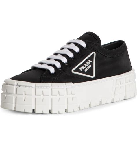 chunky prada sneakers|Prada lug sole platform sneakers.